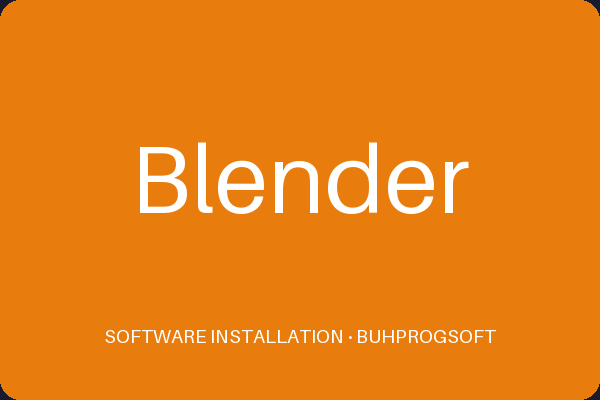 Blender | BUHPROGSOFT