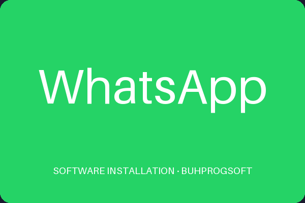 WhatsApp | BUHPROGSOFT